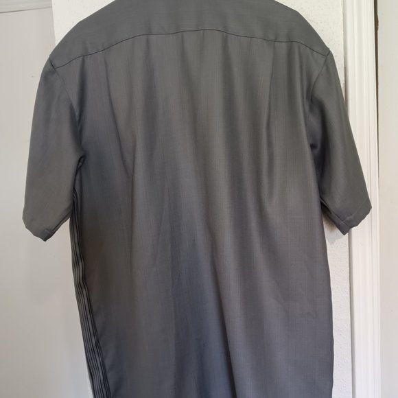 Pronti Collection by Phita gray & black strip button down shirt - Picture 2 of 3